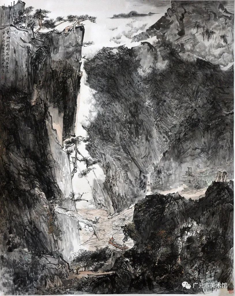 李德广   巴山夜雨   中国画